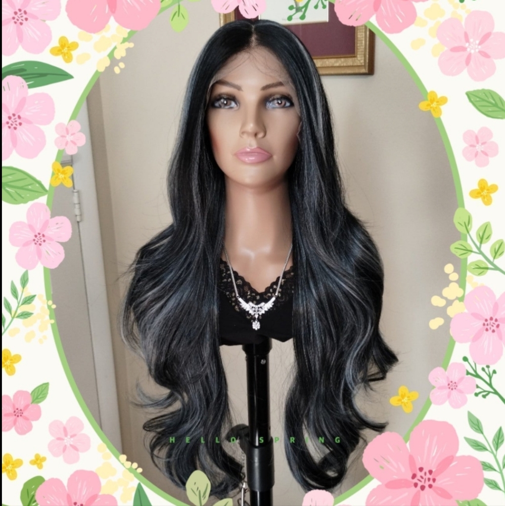 New, HD Lace, 5"L Shiftable T-Part, Pre-Plucked, Baby Hairs, Lace Front Wig
